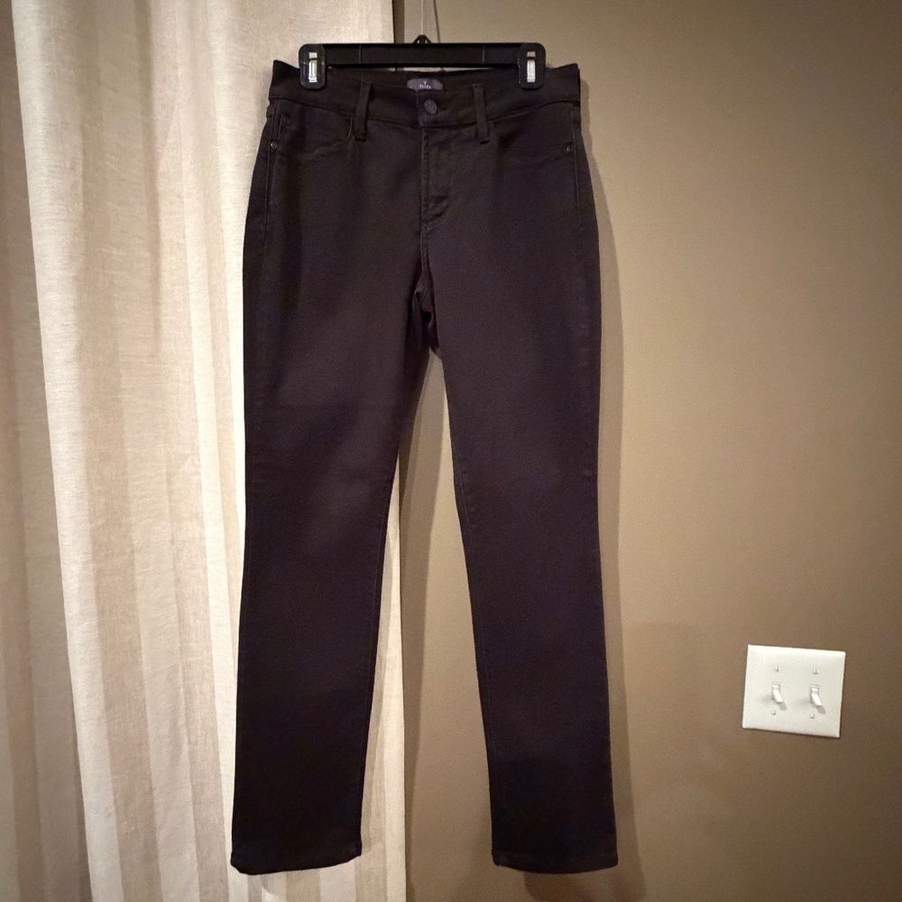 NYDJ Women's Chocolate Jean Leggings Straight Leg, Size 4